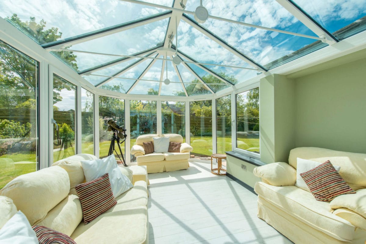 full glass conservatory