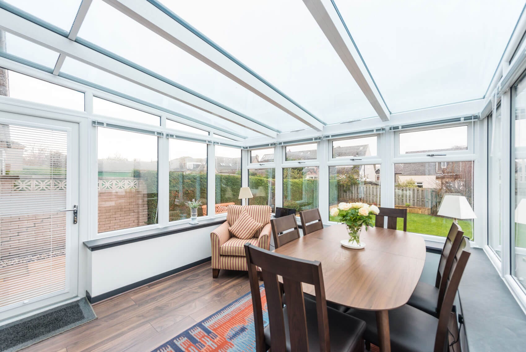performance glass conservatory roof installation