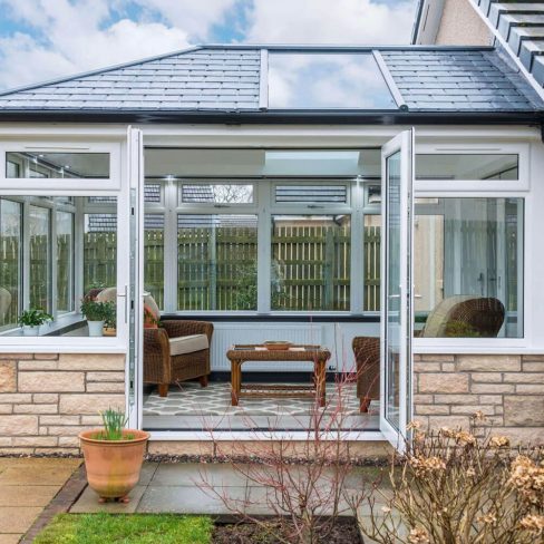 tiled conservatory roof