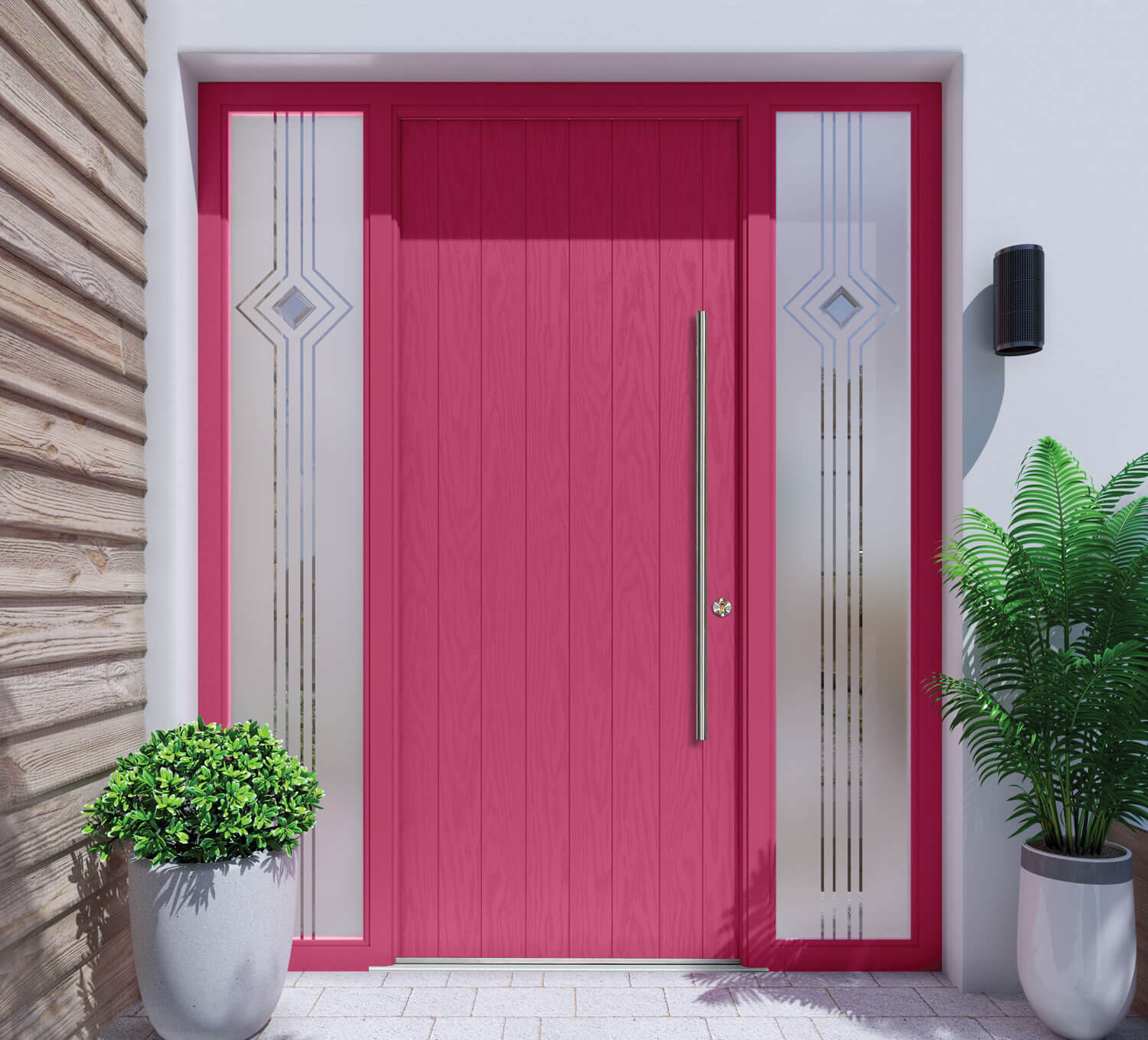 pink composite doors Cardenden